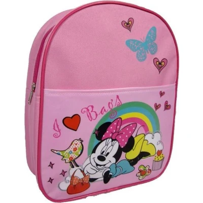 Afbeelding van MINNIE MOUSE Butterfly &amp; Hearts Disney Junior Rugzak Rugtas School Tas Peuter Kleuter 2 5 Jaar COOL