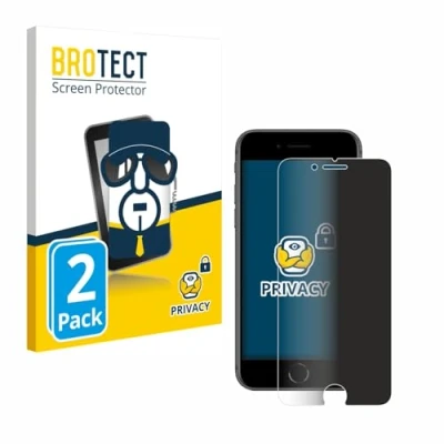 Afbeelding van BROTECT privacy screenprotector voor Apple iPhone 8 Folie Beschermfolie Blauwlichtfilter (2 Stuks)