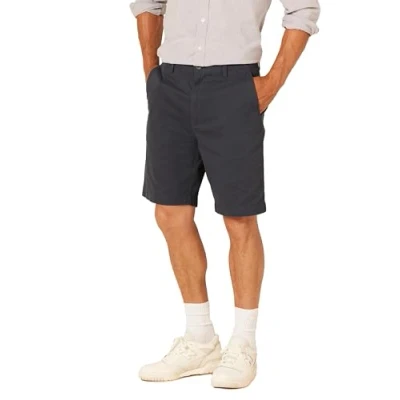 Afbeelding van Amazon Essentials Men&#039;s Korte broek met binnenbeenlengte van 23 cm en klassieke pasvorm, Marineblauw, 32