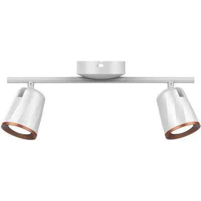 Afbeelding van V TAC VT 812 W N LED Plafondlamp met 2 spots IP20 Wit 10W 1080 Lumen 3000K