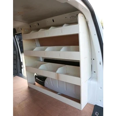 Afbeelding van VANIFY Gemaakt voor de VW CADDY Maxi (L2) 2003+ bedrijfswageninrichting bestelbus stellingkast, passagierszijde bestelwagenrekken