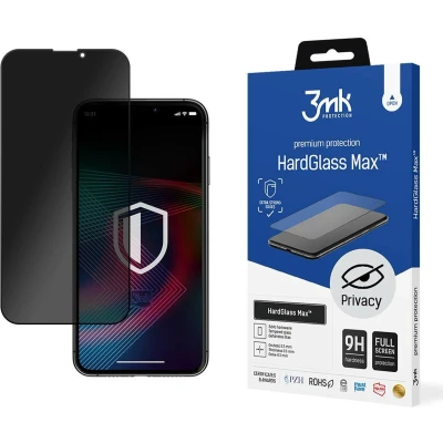 Afbeelding van Apple iPhone 13/13 Pro/14 3mk HardGlass Max Privacy