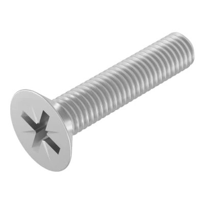 Afbeelding van SECCARO Verzinkschroef M2 x 10 mm, roestvrij staal V2A VA A2, DIN 965, kruiskop/pZ, volledige schroefdraad, 20 stuks