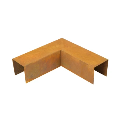 Afbeelding van Cortenstaal Opsluitband Hoekstuk 20 x 6.2 6 cm
