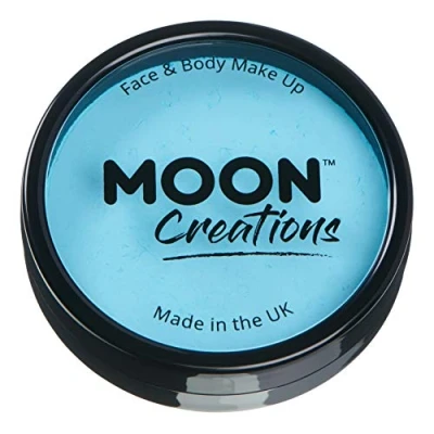 Afbeelding van Moon Creations Professionele watergeactiveerde gezichtsverf Lichtblauw