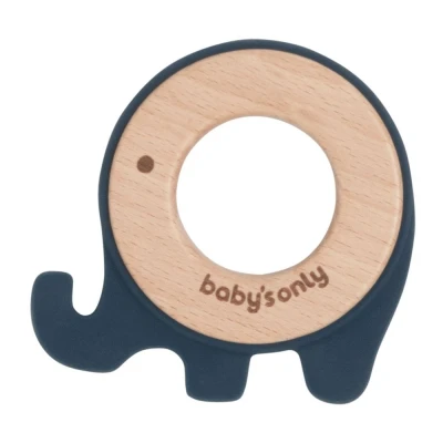 Afbeelding van Baby&#039;s Only Bijtring Olifant Vintage Blue