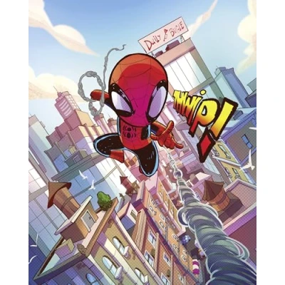 Afbeelding van Komar Artprint Marvel Spider Man THWIP 40 x 60 cm (breedte hoogte) kinderkamer, decoratie (set)