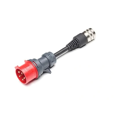 Afbeelding van Juice Connector, CEE32 Rood Adapter voor Auto Oplader, Oplaadoplossing met Automatische Aanpassing, Compatibel de Booster 2 en 3 air Mobile Wallbox
