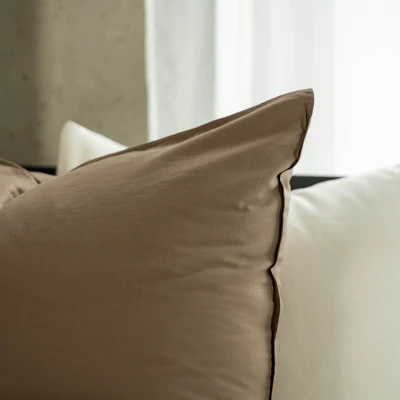 Afbeelding van Edo Kussensloop 2 stuks 60x70 Khaki 60/70 (Kleur: Groen)