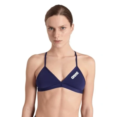 Afbeelding van Arena MaxLife Bikinitop voor dames, met stevige strikband, team, zwemmen, top, stropdas, rug, effen (pak van 1)