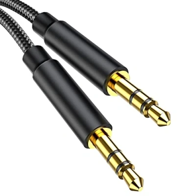 Afbeelding van Gulemfy Aux Kabel, 3,5mm Audiokabel Stereo Nylon Gevlochten Auxiliary voor Koptelefoon, iPods, iPhones, iPads, Home/Autoradio‘s en nog Veel Meer (1.2M)