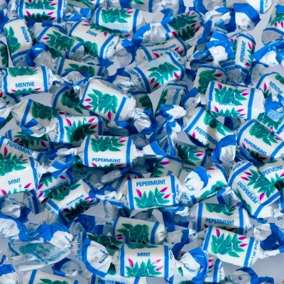 Afbeelding van De Bron Toffee Pepermunt Suikervrij, 953 gram