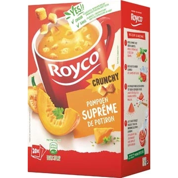 Afbeelding van Soep Royco pompoen Supreme met croutons 20 zakjes