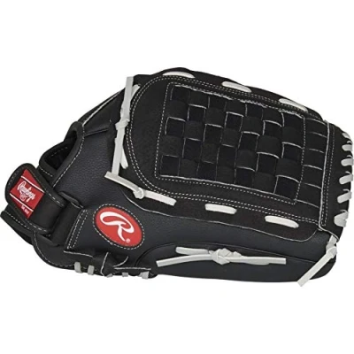 Afbeelding van Rawlings RSB140GB Honkbal Softbal Handschoen Volwassenen Zwart/Grijs 14 inch