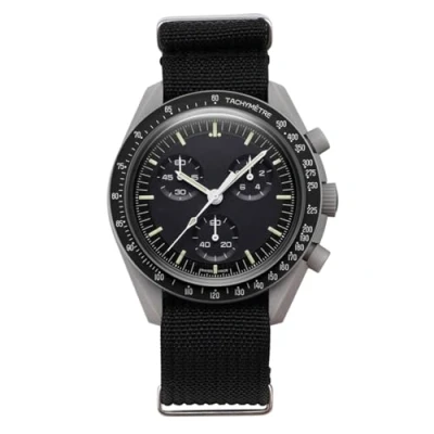 Afbeelding van Stanchev bandje voor Omega X Swatch MoonSwatch/Rolex horloge/SEIKO horloge 20 mm, nylon vervangend MoonSwatch Speedmaster horloge, 20mm