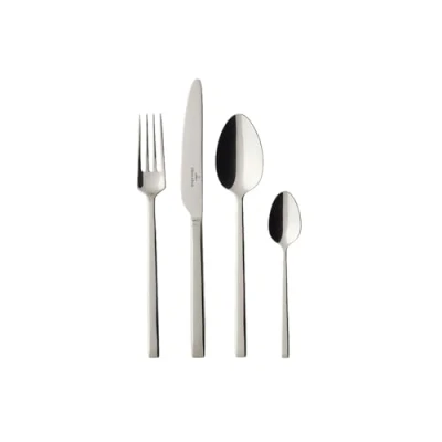 Afbeelding van Villeroy &amp; Boch Arthur bestekset 24 delig Zilver