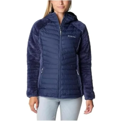 Afbeelding van Columbia Powder LITE Hybrid Fleecejas, Dames, Maat: Small, Nocturnal