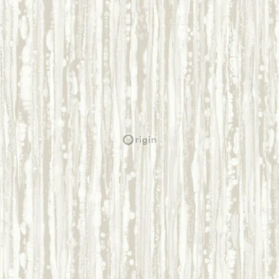 Afbeelding van Origin behang strepen gebroken wit 346639 53 x 1005 cm