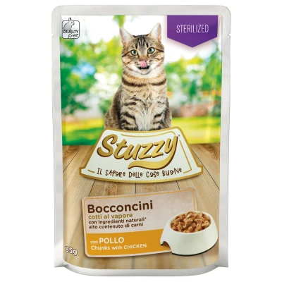 Afbeelding van Stuzzy Maaltijdzakjes Bocconcini Sterilized 85 g Kattenvoer Kip