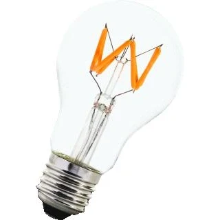 Afbeelding van BAILEY LED FILAMENT WAVE A60 E27 240V 6W 2200K LAMP HELDER EXTRA WARMWIT 15000U DIMBAAR 480LM L 108MM