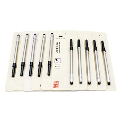 Afbeelding van Abcsea 10 stuks Jinhao pen vulling, rollerball spiraal vullingen spiral Zwart