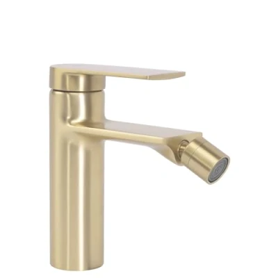 Afbeelding van Rea My1902 9GG Storm Brush Gold Bidetmengkraan Geborsteld Goud