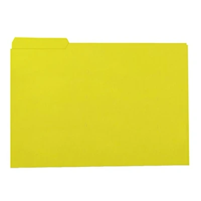 Afbeelding van Subfolder Elba Naam tabblad Geel Din A4 (50 Stuks)
