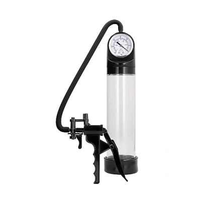 Afbeelding van Elite Penispomp met Pistoolgrip &amp; Meter Pumped