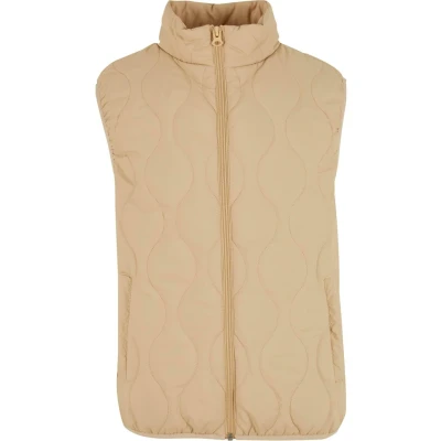 Afbeelding van Urban Classics Super Light Bubble vest voor heren, licht gewatteerd mannen, slim fit, unionbeige, S