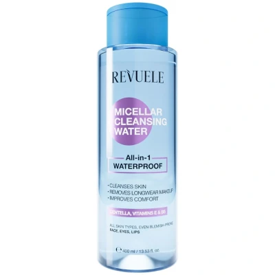 Afbeelding van Revuele Micellar Cleansing Water All in 1 Waterproof 400ml