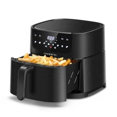 Afbeelding van CROWNFUL 8 in 1 luchtfriteuse Keukenapparatuur Digitaal LCD touchscreen voorinstellingen
