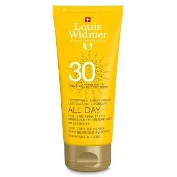 Afbeelding van Louis Widmer All Day Ongeparfumeerd Zonnemelk 100 ml