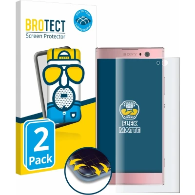 Afbeelding van BROTECT Full Cover Antireflecterende Screen Protector voor Sony Xperia XA2 / Dual (2 Stuks) Schermbeschermer, Protector, Mat