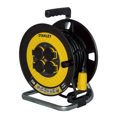 Afbeelding van Stanley Kabelhaspel 25m Schuko H07RNF 3x1.5 mm² (Type C)