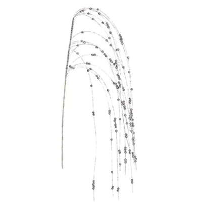 Afbeelding van Krist+ Tak Bessen Zilverkleurig 100 X 3 5 Cm (24 Stuks)