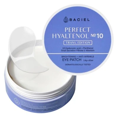 Afbeelding van BACIEL Hydrogel Oogmaskers met Hyaluronzuur, Slakkenslijm, Panthenol (30 paar) Vermindert Fijne Lijntjes, Rimpels Masker Voor Gezwollen Ogen, Wallen, Donkere Kringen