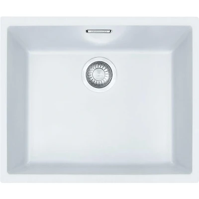 Afbeelding van Franke Sirius 2 S2D 110.50 kunststof witte spoelbak 50x41cm onderbouw 125.0252.224