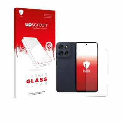 Afbeelding van upscreen Screenprotector voor Motorola Moto G56 (Voor+Camera) Folie Beschermfolie Beschermglas transparant