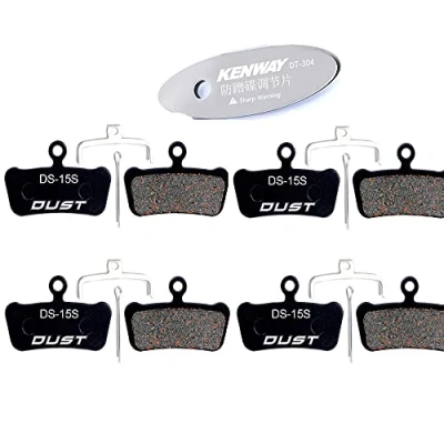 Afbeelding van CYCEARTH 4 paar fietsdisc remblokken voor Sram Guide RSC R Avid XO XX Elixir 7 9 Trail zuigers (semi metallic)