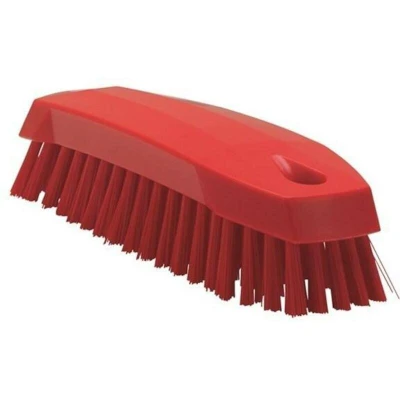 Afbeelding van Vikan handborstel medium, rood, Geschikt voor Veehouderij