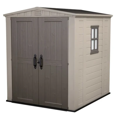 Afbeelding van Keter Factor 6x6 Tuinhuis 178x195.5x208 cm Bruin Taupe