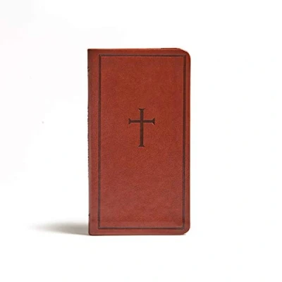Afbeelding van CSB Single Column Pocket New Testament, Brown LeatherTouch