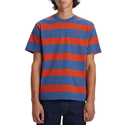 Afbeelding van Levi&#039;s TAB Vintage Tshirt basic, Heren, Maat: Small, Throwback true navy