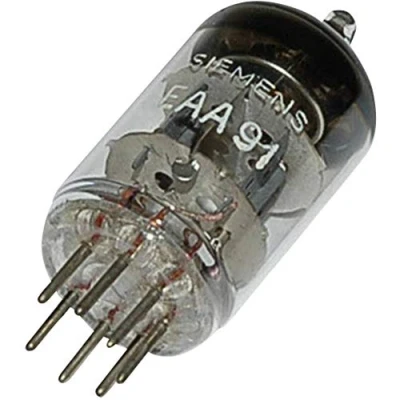 Afbeelding van EAA/EB 91 = 6 AL 5 Elektronenbuis Dubbeldiode 420 V 9 mA Aantal polen: 7 Fitting: Miniatuur 1 stuk(s)