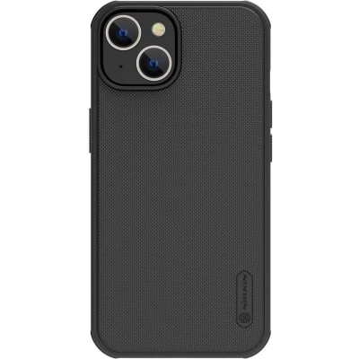 Afbeelding van Nillkin Super Frosted Shield Apple iPhone 14 Hoesje Zwart