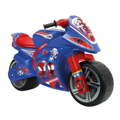 Afbeelding van Injusa loopmotor Ultimate Spider Man 95 cm blauw/rood