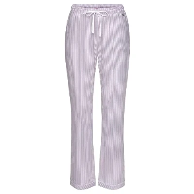 Afbeelding van s.Oliver Pyjamabroek, Dames, Maat: 44/46, Bordeaux gestreift