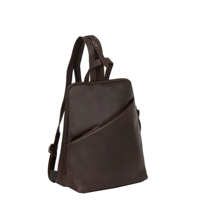 Afbeelding van The Chesterfield Brand Claire Backpack brown Damestas Leren tas