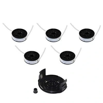 Afbeelding van Florabest Spoel, spoelen 5 pack met kap, deksel voor grastrimmer FRT 430/10
