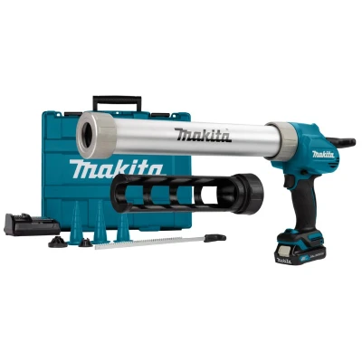 Afbeelding van Makita CG100DSAX 12 V Max Lijm en kitspuit 2,0 ah accu (1 st), lader, koffer, patroonhouder 215 mm 600 ml